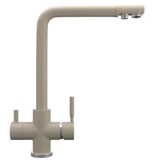 Смеситель для кухни Ulgran Quartz UQ-016-03 с дополнительным краном для питьевой воды десерт